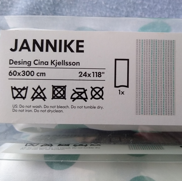 20"x20" aqua accent pillow covers & textured polka dot accent curtain panels - Picture 7 of 7